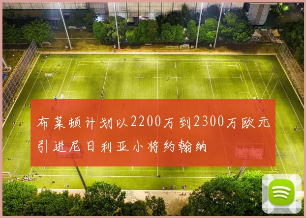 布莱顿计划以2200万到2300万欧元引进尼日利亚小将约翰纳