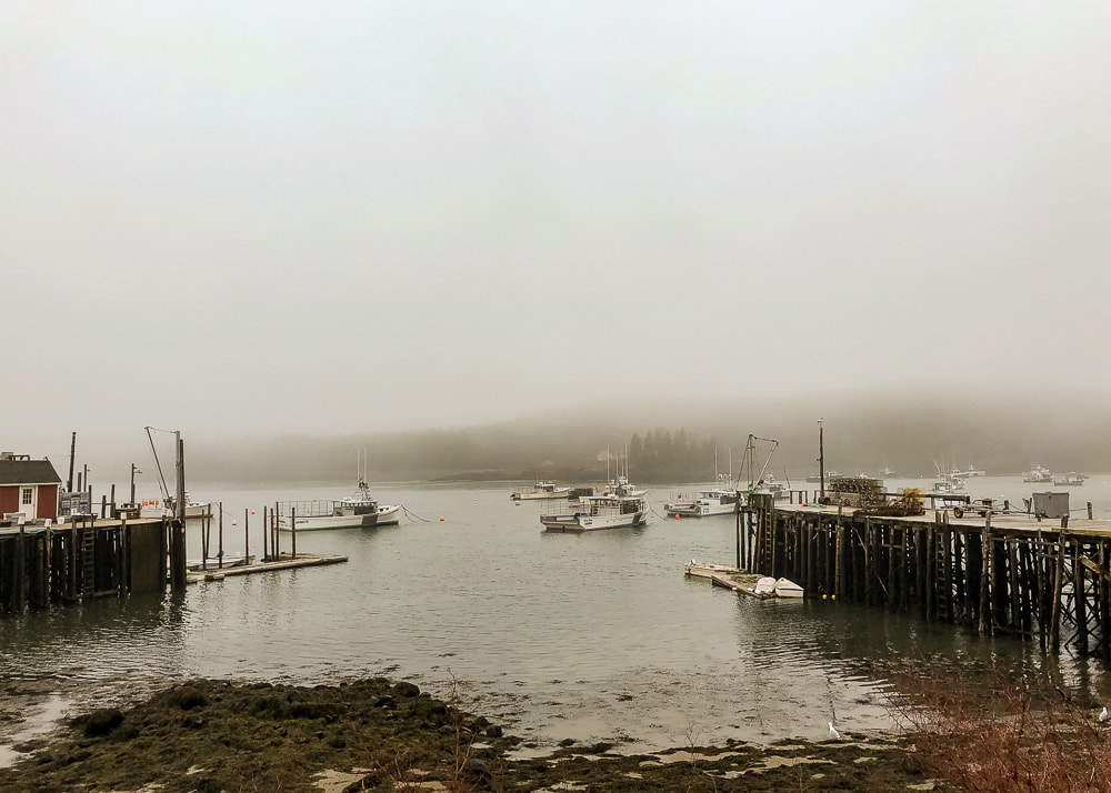 Cutler Maine  coastal fishing towns travel photography